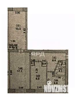 3-к квартира, вторичка, 60м2, 1/5 этаж