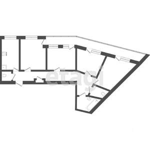 4-к квартира, вторичка, 97м2, 6/9 этаж