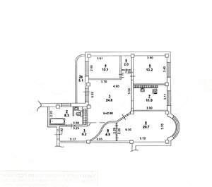 3-к квартира, вторичка, 106м2, 11/16 этаж