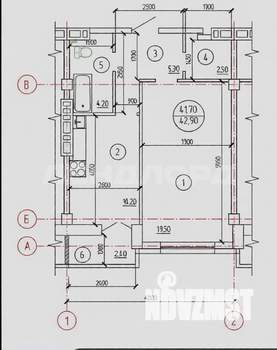 1-к квартира, вторичка, 42м2, 3/10 этаж