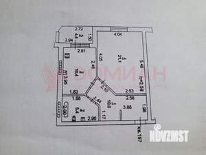 1-к квартира, вторичка, 47м2, 6/17 этаж