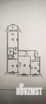 3-к квартира, вторичка, 64м2, 5/9 этаж