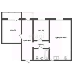 2-к квартира, вторичка, 59м2, 8/9 этаж