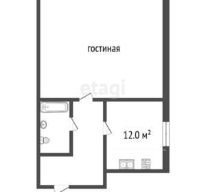 1-к квартира, вторичка, 43м2, 11/24 этаж