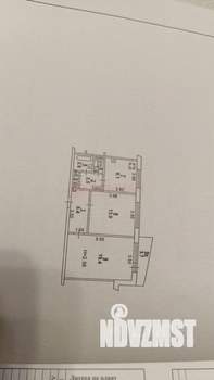 2-к квартира, вторичка, 53м2, 1/9 этаж