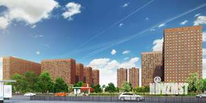 3-к квартира, строящийся дом, 63м2, 2/22 этаж