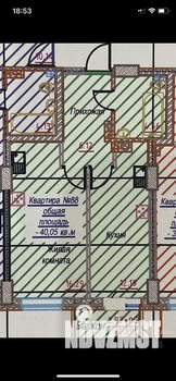 1-к квартира, вторичка, 40м2, 9/25 этаж