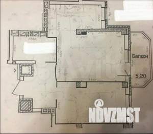 2-к квартира, вторичка, 55м2, 4/7 этаж