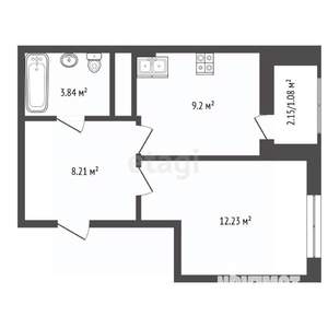 1-к квартира, вторичка, 35м2, 8/22 этаж