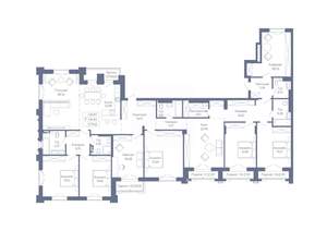 6-к квартира, вторичка, 274м2, 3/7 этаж