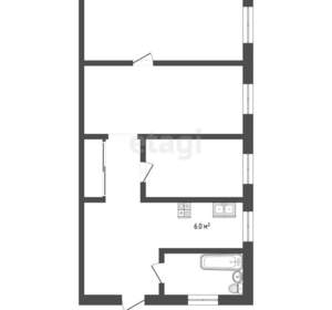3-к квартира, вторичка, 46м2, 1/1 этаж