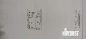 2-к квартира, вторичка, 34м2, 2/2 этаж