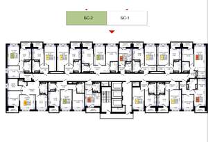 3-к квартира, вторичка, 65м2, 3/25 этаж