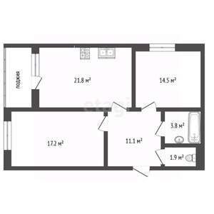 2-к квартира, вторичка, 73м2, 16/24 этаж