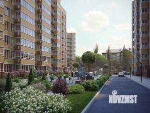 1-к квартира, строящийся дом, 48м2, 8/9 этаж