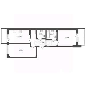 2-к квартира, вторичка, 65м2, 11/24 этаж