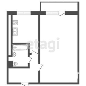 1-к квартира, вторичка, 23м2, 5/9 этаж