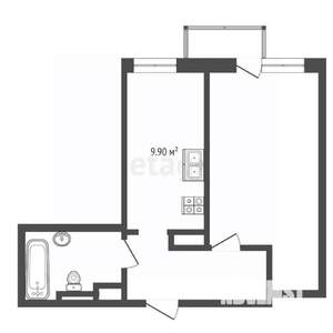 1-к квартира, вторичка, 35м2, 20/23 этаж