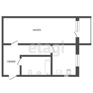 1-к квартира, вторичка, 30м2, 3/5 этаж