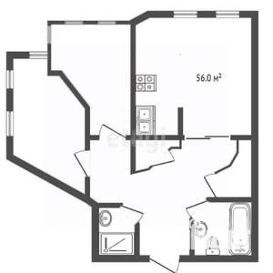 2-к квартира, вторичка, 104м2, 14/15 этаж