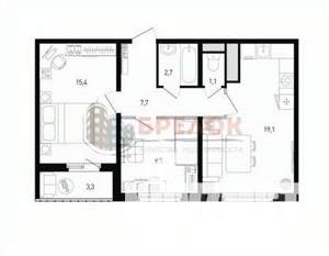 3-к квартира, вторичка, 59м2, 11/12 этаж