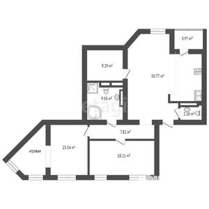 3-к квартира, вторичка, 136м2, 10/15 этаж