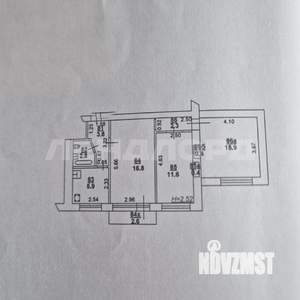 3-к квартира, вторичка, 59м2, 4/5 этаж