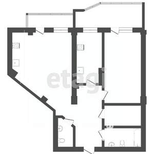 3-к квартира, вторичка, 117м2, 6/15 этаж