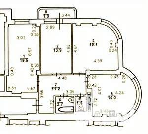 3-к квартира, вторичка, 86м2, 9/17 этаж