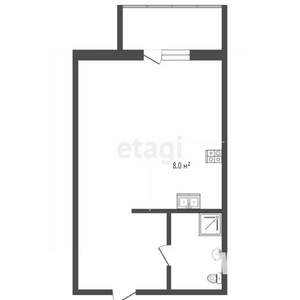 Студия квартира, вторичка, 32м2, 11/25 этаж