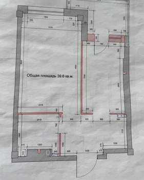 1-к квартира, вторичка, 40м2, 11/17 этаж