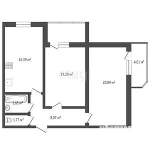 2-к квартира, вторичка, 79м2, 5/15 этаж