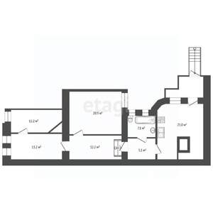 3-к квартира, вторичка, 90м2, 2/3 этаж