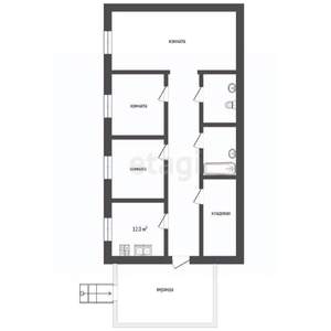 3-к квартира, вторичка, 120м2, 1/9 этаж