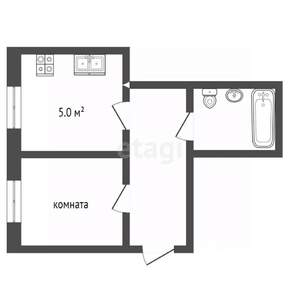 1-к квартира, вторичка, 30м2, 8/9 этаж