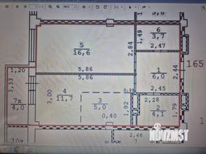 1-к квартира, вторичка, 51м2, 19/20 этаж
