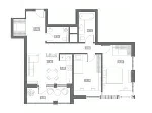 2-к квартира, вторичка, 76м2, 10/24 этаж